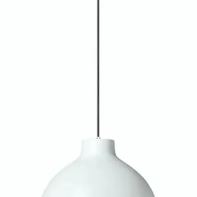 Hanging lights - PARABOLICA hanging lamp in white, black or mustard - LUXCAMBRA
