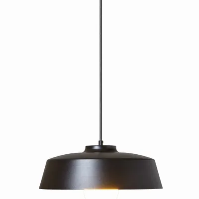 Hanging lights - RAVAL black metal hanging lamp - LUXCAMBRA