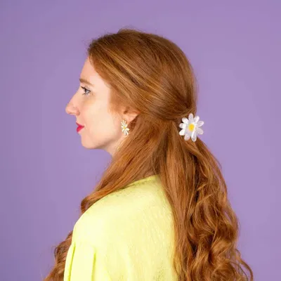 Accessoires cheveux - Pince à cheveux Pâquerette - Coucou Suzette - COUCOU SUZETTE