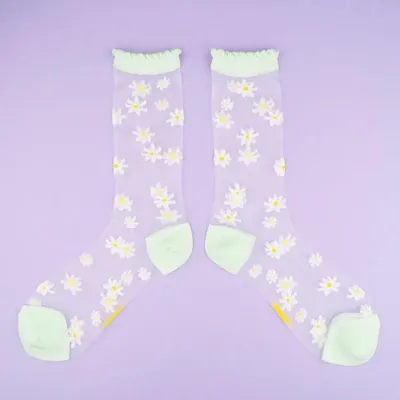 Socks - Daisy Sheer Socks - Coucou Suzette - COUCOU SUZETTE