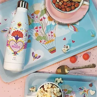Gifts - Isothermal bottles created and printed in France - HIRONDELLES &CIE