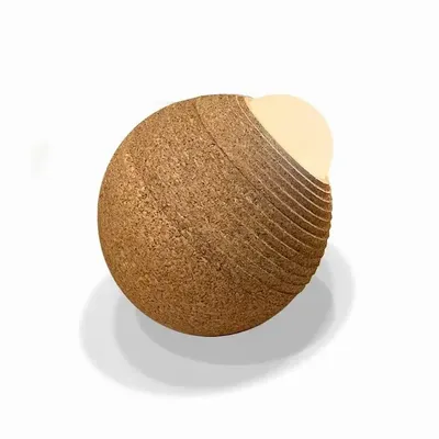 Outdoor decorative accessories - TERRA portable cork lamp - LUXCAMBRA