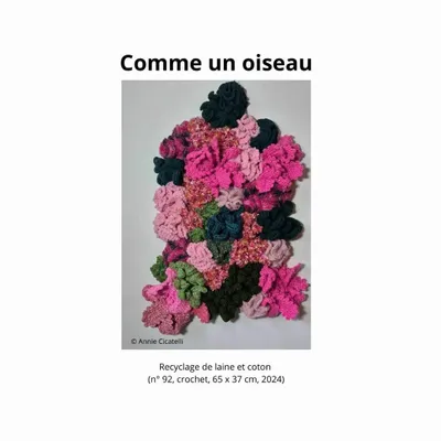 Pièces uniques - Comme un oiseau - CRÉATIONS ANNIE CICATELLI