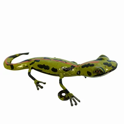 Outdoor decorative accessories - Salamander Recycled Metal Sculpture For Wall 15/20cm - TERRE SAUVAGE