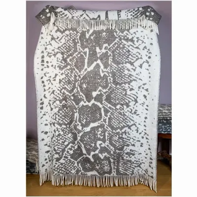 Plaids - Plaid Jacquard "Serpent" Python - WOOL ONLY BY JOWOLLINA