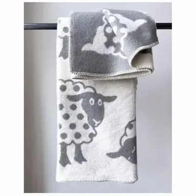 Throw blankets - Wool blanket plaid, Polka Dot - WOOL ONLY BY JOWOLLINA