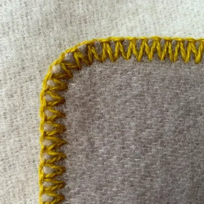 Throw blankets - Wool blanket plaid, Sand Grey - WOOL ONLY BY JOWOLLINA