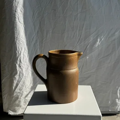 Carafes - Large stoneware carafe Digoin France H22 - OFFICE OBJETS