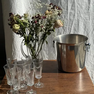 Plats et saladiers - Seau en métal à champagne D22 - OFFICE OBJETS