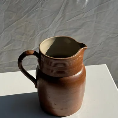Carafes - Small handmade Berry stoneware pitcher - OFFICE OBJETS