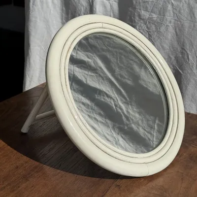 Mirrors - Small circular mirror to fix or place white D29 - OFFICE OBJETS