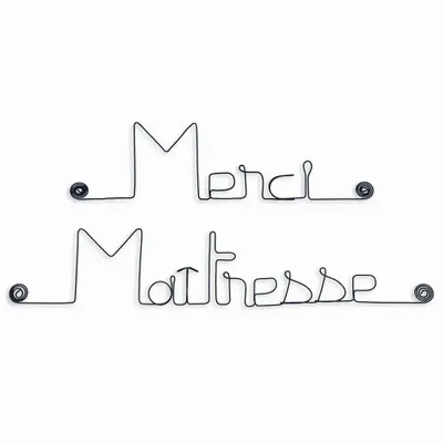 Other wall decoration - End of school year gift "Thank you teacher" - BIJOUX DE MUR