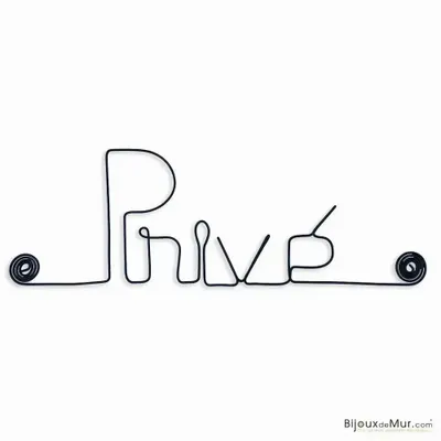 Other wall decoration - Private metal door decoration - BIJOUX DE MUR