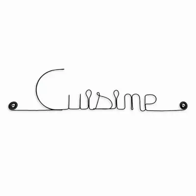 Other wall decoration - Metal decoration "Kitchen" - BIJOUX DE MUR