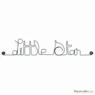 Other wall decoration - Children's wall decoration: "Little Star" - BIJOUX DE MUR