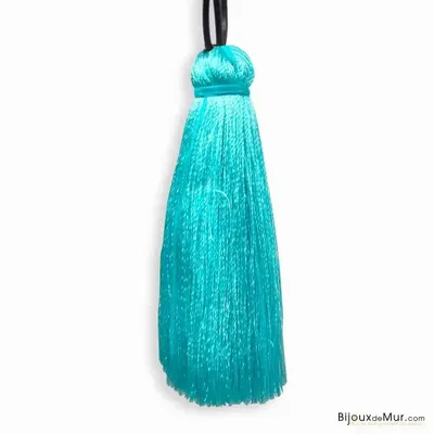 Other wall decoration - Wire garland - Heart - Blue - to hang - BIJOUX DE MUR