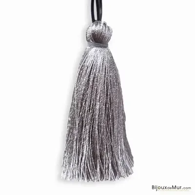 Other wall decoration - Wire garland - Heart - Grey - to hang - BIJOUX DE MUR