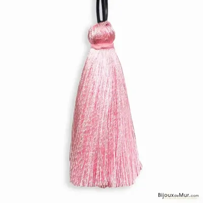 Autres décorations murales - Guirlande en fil de fer - Coeur - Rose - à suspendre - BIJOUX DE MUR