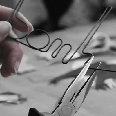 Other wall decoration - Wire word "Welcome" - BIJOUX DE MUR