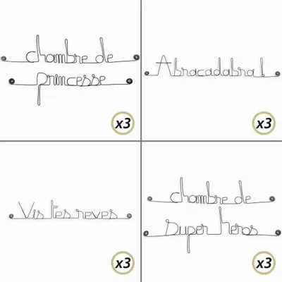 Other wall decoration - IMPLEMENTATION PACK 10% OFF: Children's bedroom - BIJOUX DE MUR