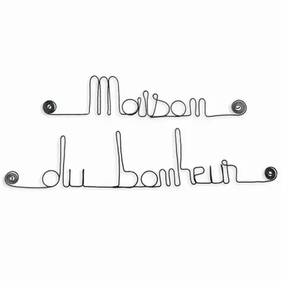 Autres décorations murales - Pack Implantation 10% OFF : Décoration Murale "MAISON" - BIJOUX DE MUR