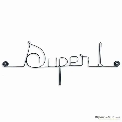 Other wall decoration - Little metal note "Super!" - BIJOUX DE MUR