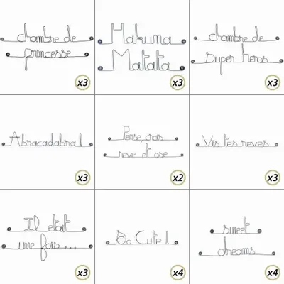 Other wall decoration - Super Pack implantation 15% off : Déco Chambre Enfant/Bébé - BIJOUX DE MUR