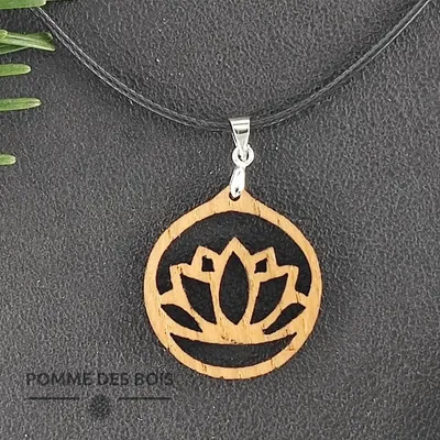 Bijoux - Collier - Lotus - POMME DES BOIS
