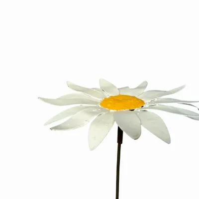 Outdoor decorative accessories - Daisy Recycled Metal Garden Spike 9/22cm - TERRE SAUVAGE