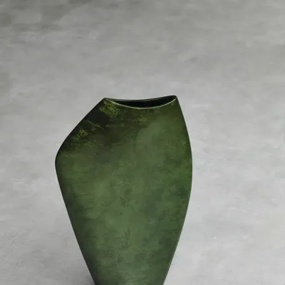 Vases - Tres L Green, Vase fait main, pièce de décoration d'intérieur - DV DESIGN
