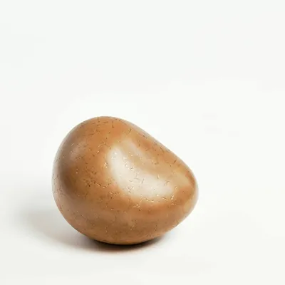 Design objects - Ova M Egg Brown, Handmade Sculpture Interior Design Piece, Set of 3 - DV DESIGN