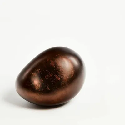 Design objects - Ova L Dark Brown, Handmade Eggshell Interior Design Vase - DV DESIGN