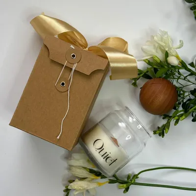 Candles - Wood Ball Soy Candle – Myrrh & Tonka Scent - QUIET