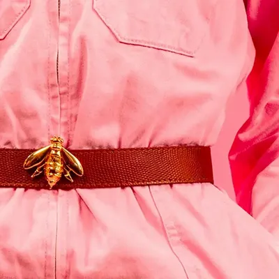 Mode enfantine - bijou broche CLAP : Maya - Abeille dorée - CLAP PARIS