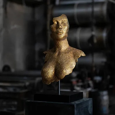 Sculptures, statuettes and miniatures - Donna Gold, Handmade Interior Design Sculpture - DV DESIGN