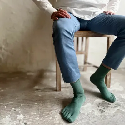 Chaussettes - Chaussettes Hommes 5 orteils, en Cotton BIO - YUITO  CO. LTD