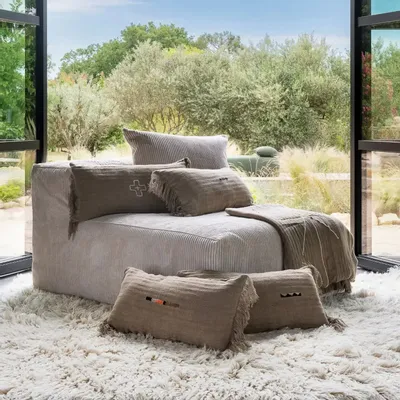 Coussins textile - Housse de coussin en lin BARY 30x60 cm - BED AND PHILOSOPHY
