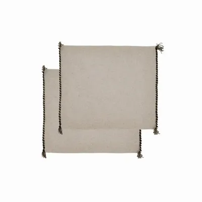 Sets de table - Paire de sets de table EGG 45x38 cm - BED AND PHILOSOPHY