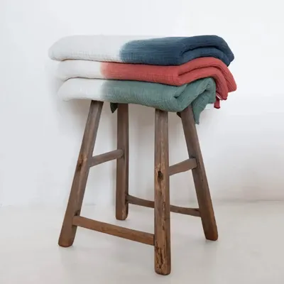 Bath towels - PHILO3 cotton gauze quadruple napkin 150x180 cm - BED AND PHILOSOPHY