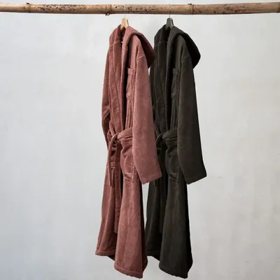 Peignoirs - Peignoir à capuche USHUAIA-SM - BED AND PHILOSOPHY