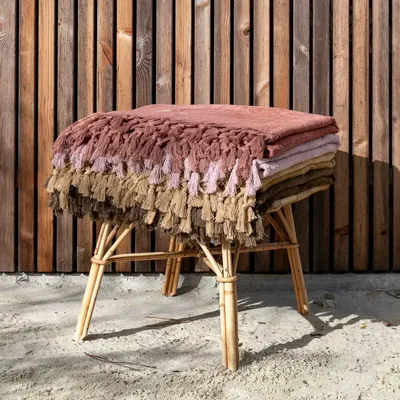 Serviettes de bain - Serviette de bain en éponge ULYSSE3 100x180 cm - BED AND PHILOSOPHY