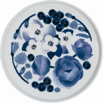 Everyday plates - Lapin Kukka Plate Blue 20 cm - PENTIK