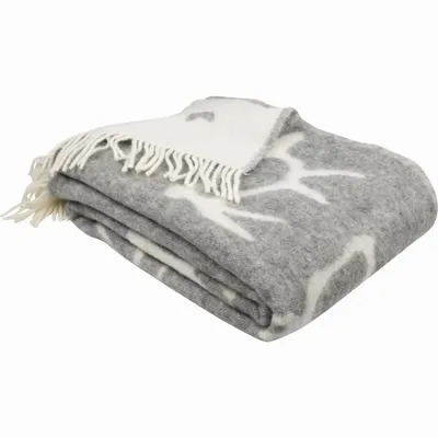 Linge - Couverture Saaga Gris 130x170 cm - PENTIK