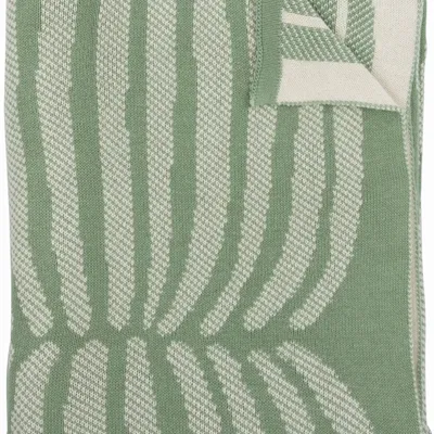Linge - Couverture Vilja Vert 130x170 cm - PENTIK