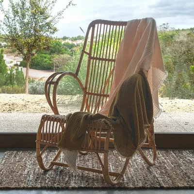 Plaids - Plaid triple gaze de coton bicolore PORTOFINO 130x180 cm - BED AND PHILOSOPHY