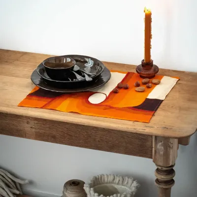 Placemats - Pair of CAKE screen-printed placemats 50x35 cm - BED AND PHILOSOPHY