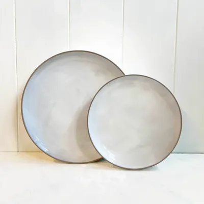 Assiettes au quotidien - BRUSH Cloud Dinner Plate Set of 4 - RECLAYM HOME