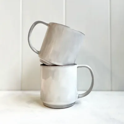 Mugs - BRUSH Cloud Mug Set of 4 - RECLAYM HOME