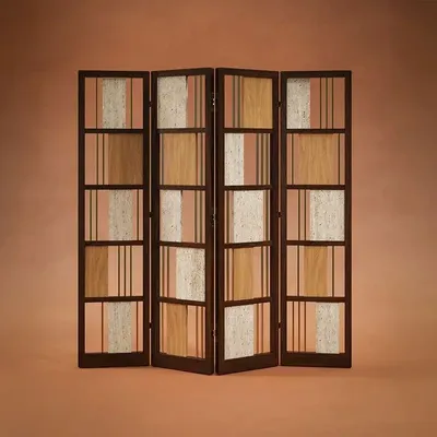 Decorative objects - Wordsworth Folding Screen - WOOD TAILORS CLUB