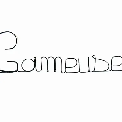 Autres décorations murales - Décoration Murale en Fil de Fer "Gameuse" - à punaiser - BIJOUX DE MUR